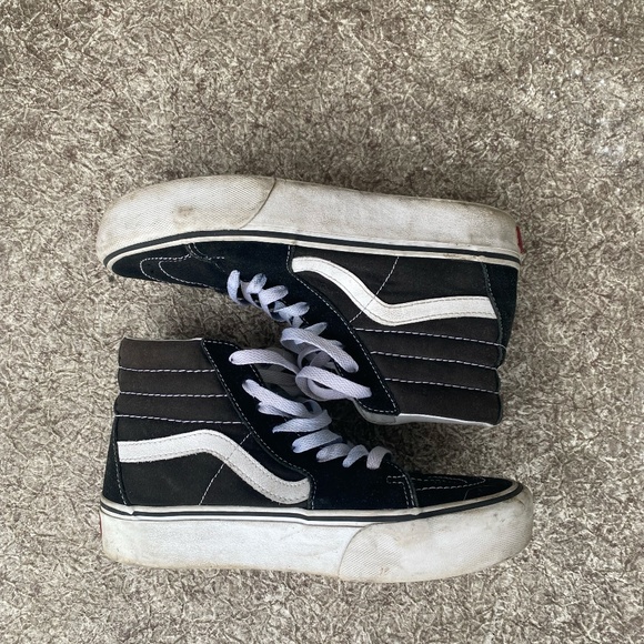 Platform Hightop Vans - Picture 1 of 4